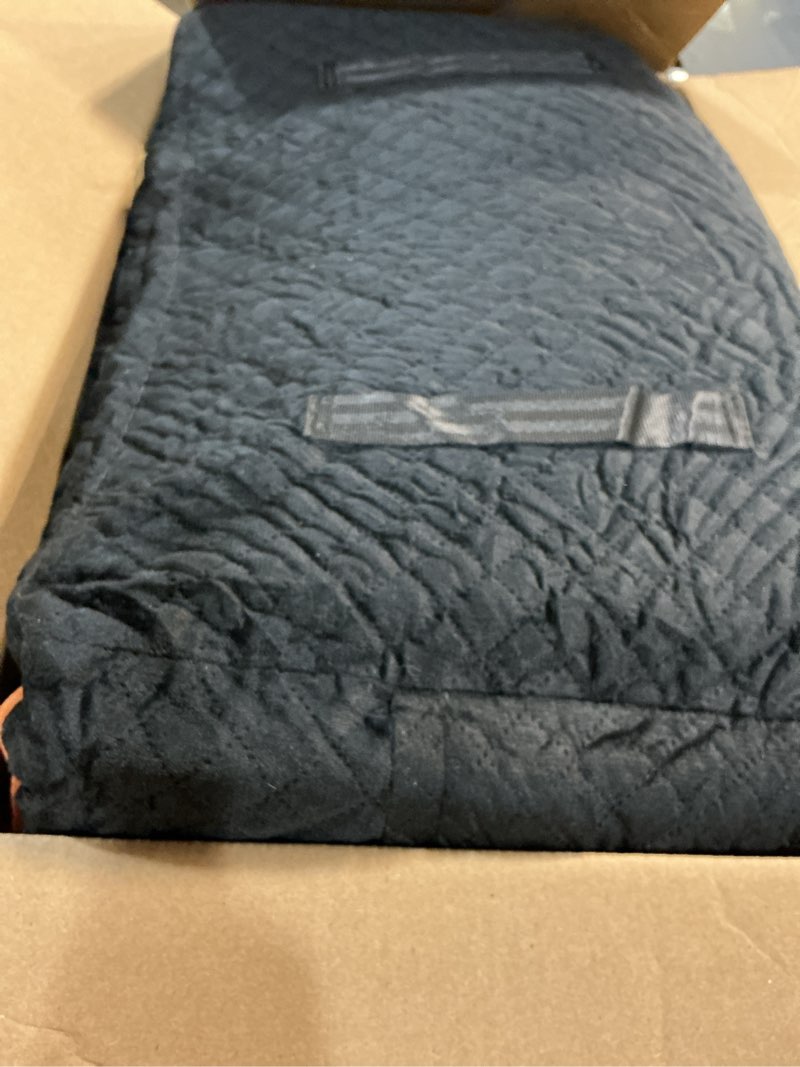 Condition photo showing As Is for Memory Foam Booster Dog Car Seat with Washable Removable Cover, Elevated Pet Car Seat, Anti-Slip Sturdy Booster Seats for Small Dogs 35lbs, Seat Belt, Storage Pocket, Dog Blankets black