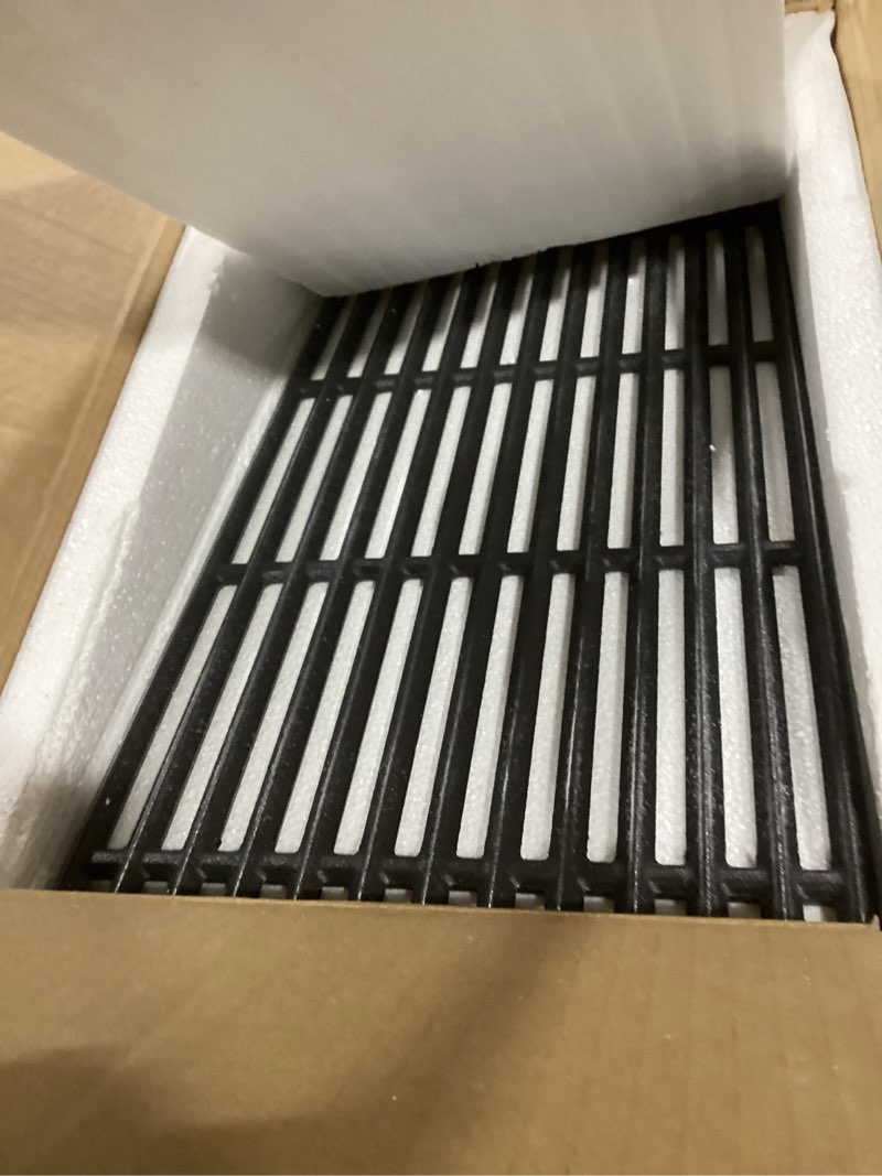Condition photo showing As Is for (similar to stock photo )uniflasy 20 inches ash pan replacement for chargriller 5050, 5072, 5650, 2123, 2223, 2823 charcoal grills,char-griller grill grate model 200157,chargriller replacement part with 2pcs fire grate hanger 20\"
