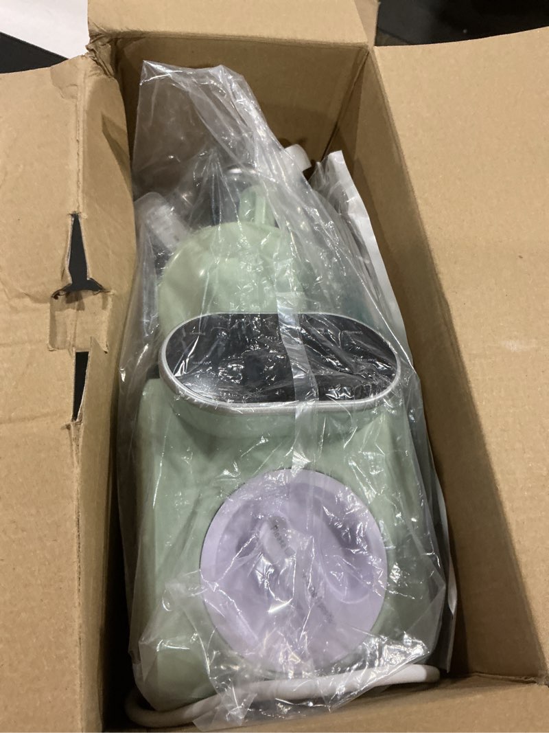 Condition photo showing Good Condition for Chefhandy Baby Food Maker with Stainless Steel Steam Basket, 5-in-1 Baby Food Processor, Steamer & Blender, Auto Cooking, Pureeing, Reheating & Steam Cleaning, BPA-Free, 6 Reusable Pouches, Green