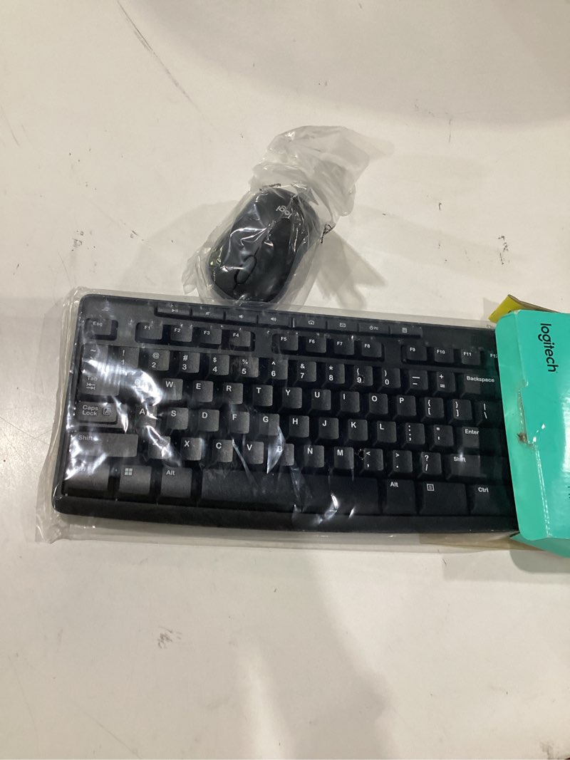 Condition photo showing Good Condition for logitech mk270 wireless keyboard and mouse combo for windows, 2.4 ghz wireless, compact mouse, 8 multimedia and shortcut keys, 2-year battery life, for pc, laptop - black black 1 pack combo