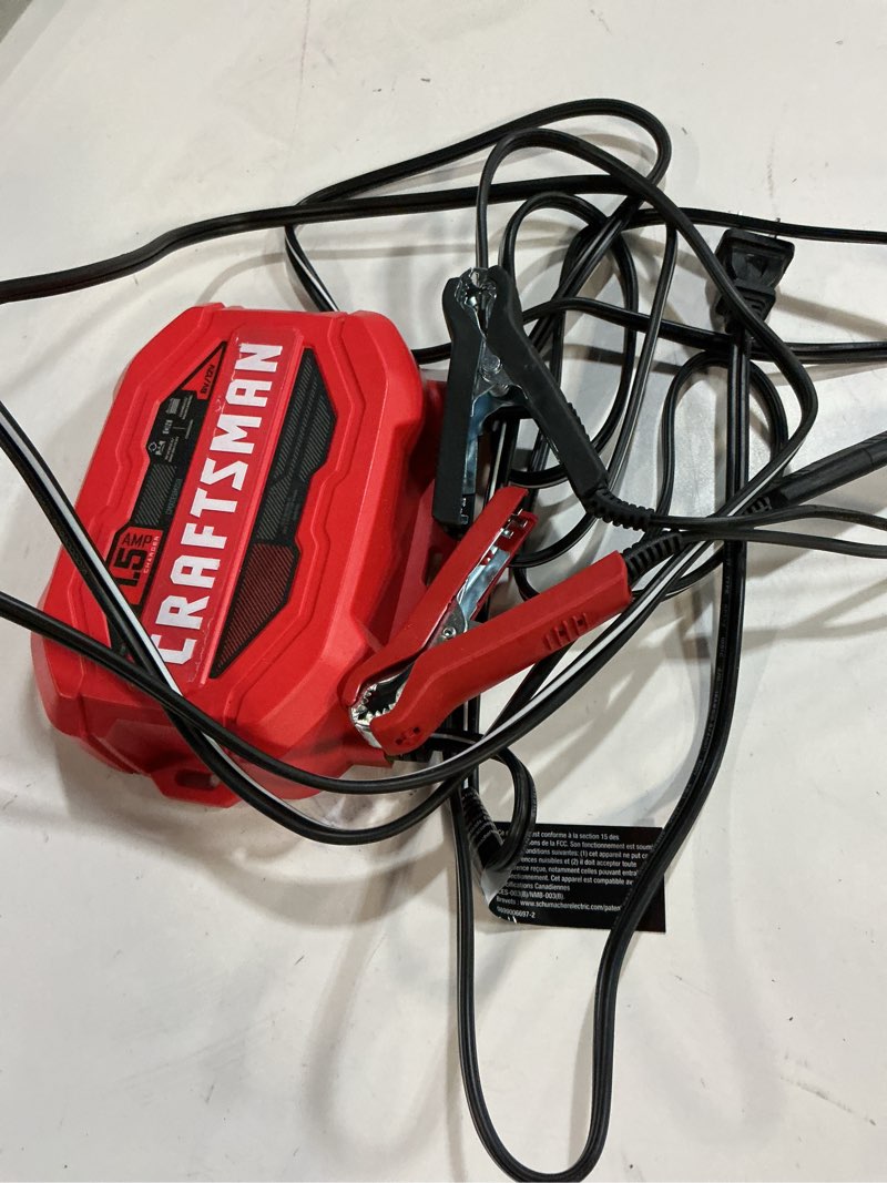 Condition photo showing As Is for CRAFTSMAN 1.5 -Amp 6/12-volt Car Battery Charger