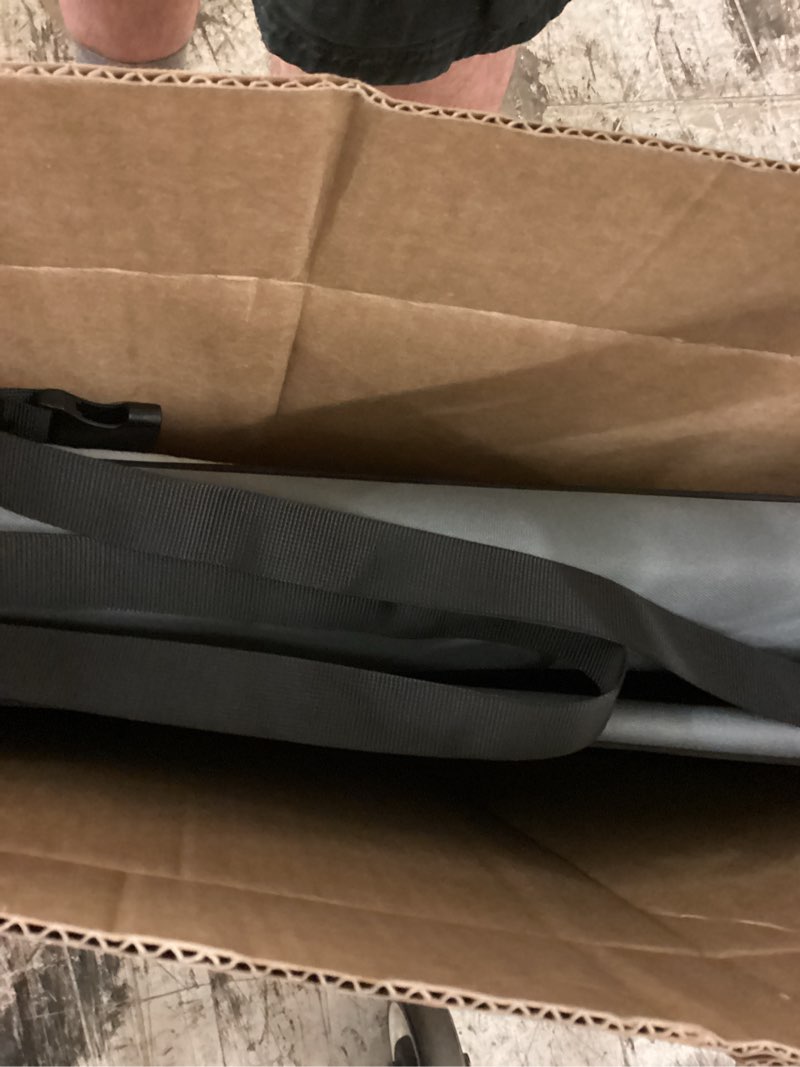 Condition photo showing Good Condition for dog car carrier light weight, 24×17.7×20.5in dog carrier for cars easy to assemble, dog cars crate portable and breathable, foldable pet carrier for outing, dogs travel crate with curtain dark gray l(24×17.7×20.5in) dark gray