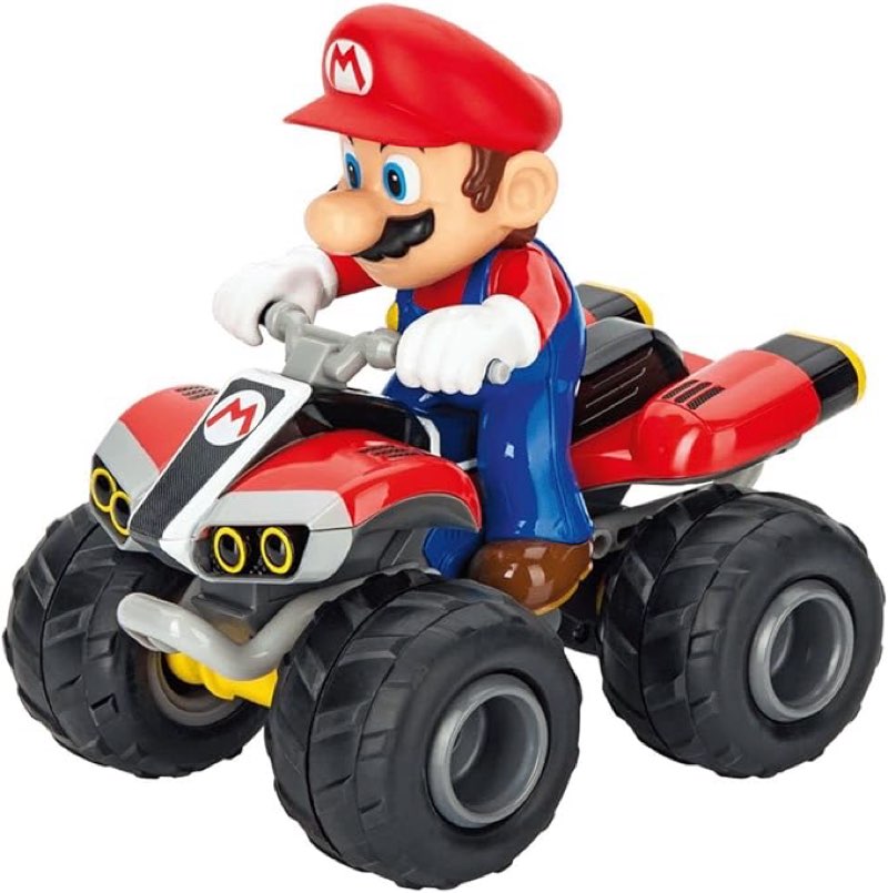 carrera rc nintendo mario kart 2.4 ghz radio remote control toy car vehicle - mario quad mario kart quad - mario