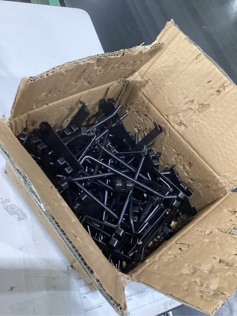 Condition photo showing Good Condition for gridwall hooks 60 pcs, pack in 6 inch gridwall & fixtures hooks for grid wall panels accessory, heavy duty display hooks for wire grid wall accessories display rack hanging storage ( black )