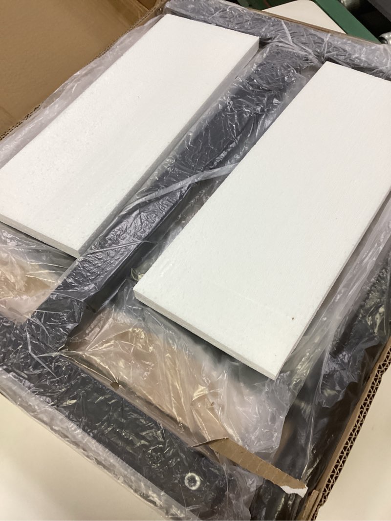 Condition photo showing New/Like New for TigerDad Overbed Bedside Desk Mobile Rolling Laptop Stand Tilting Overbed Table with Wheels Height Adjustable Tray Table for Laptop Bed Sofa Side Table (Black)