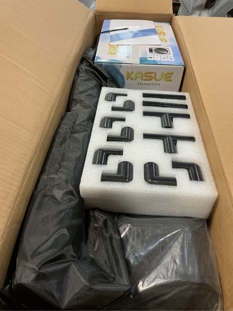 Condition photo showing New/Like New for Portable Infrared Sauna, Steam Sauna Box with XL Steamer, 5-Layer Waterproof & Heat Insulation for Relaxation, Detoxification, Muscle Pain Relief Indoor & Outdoor(Obsidian Black)