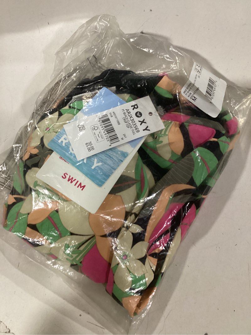 Condition photo showing Good Condition for Roxy Womens Cropped Tank Beach Top – UPF 50+, Quick-Dry, Supportive Fit, Stretch, Swim & Surf Top Large Multi