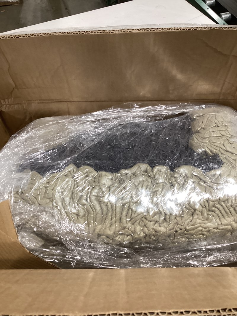 Condition photo showing New/Like New for Bean Bag Chair for Adults, Bean Bag Sofa - Adult Size with Soft Waterproof Fabric for Living Room, Apartments, Reading Corner, Gaming, and Movie Venue (Olive Green) Olive Green Single