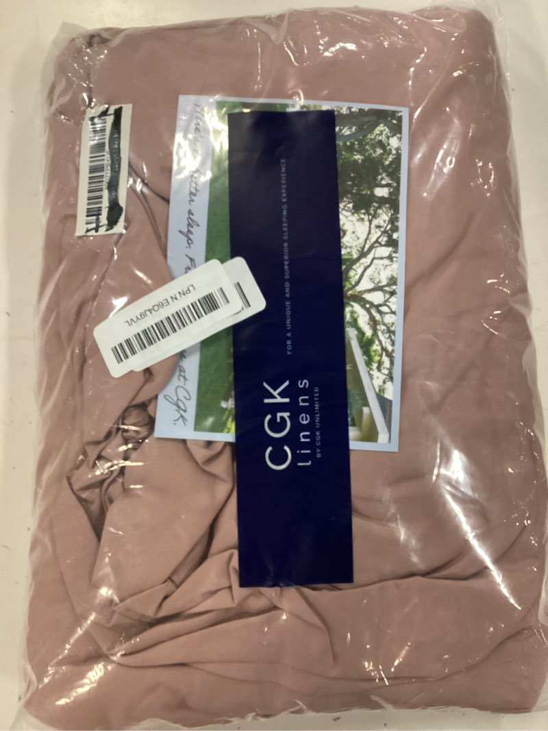 Condition photo showing Good Condition for extra deep king fitted sheet - hotel luxury single fitted sheet only - easily fits 18 inch to 24 inch mattress - ultra soft, wrinkle & fade free w/extra deep pockets - breathable & comfy - ice blue 23 - ice blue king