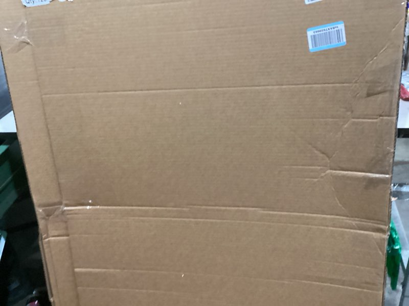 Condition photo showing As Is for Full Size Ironing Board, Extra wide Foldable Iron Board, Heavy Duty Iron Rest, Height Adjustable & Space-Saving Folding Boards with Heat-Resistant Cover & Thick Pad for Clothes, for Laundry Room, Gray