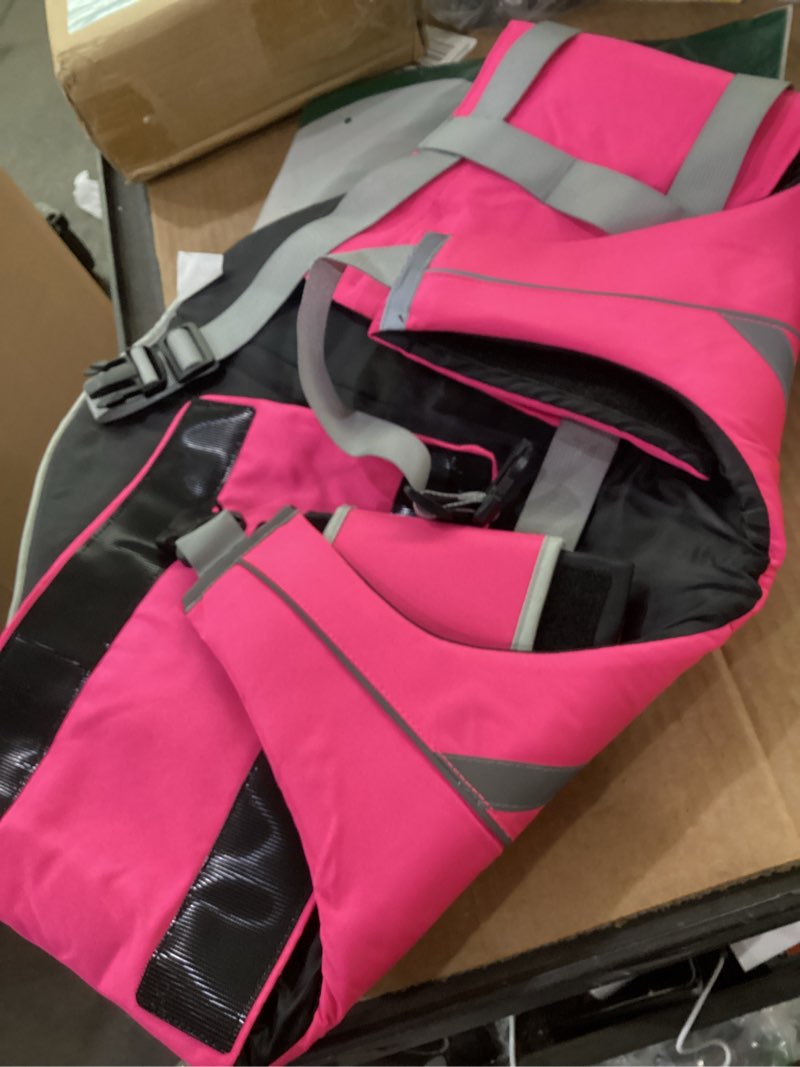 Condition photo showing Good Condition for kuoser reflective dog life jacket, dog life vest for swimming boating | adjustable pet lifejackets, high flotation doggie swimsuit with rescue handle for small medium large dogs