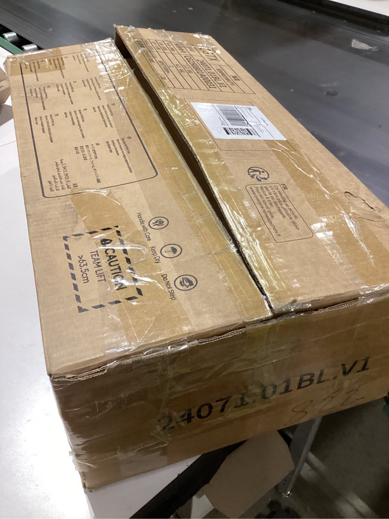 Condition photo showing New/Like New for TONOR 4-Pack Acoustic Wood Wall Panels, 23.6” * 11.8” * 1.9” 3D Self-adhesive Wall Panel, Three-layer Soundproof Tiles for Echo Absorbtion, Acoustical Barrier of Polyester Fiber, wood, Black Wood