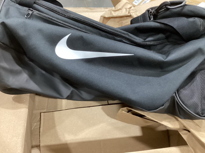 Condition photo showing Good Condition for nike unisex adult gameday brasilia x training duffel bag (24l, 40l, 60l, or 95l) | mens and womens medium black/black/white