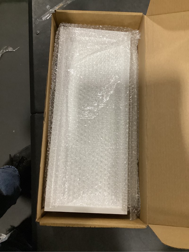 Condition photo showing New/Like New for forbena bathroom organizer countertop, counter organizer for bathroom decor, wooden sink shelf for vanity storage, makeup tray for perfume skincare bedroom kitchen corner (2 tier, white and gold) white-gold