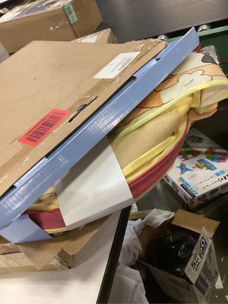 Condition photo showing Good Condition for Pop N Fun Bluey Pop-Up Tent, Multicolor Easy Storage Pop Up Play Tent with Roll-Up Door & Peep Window, Indoor/Outdoor Toddler Playhouse for Ages 2+