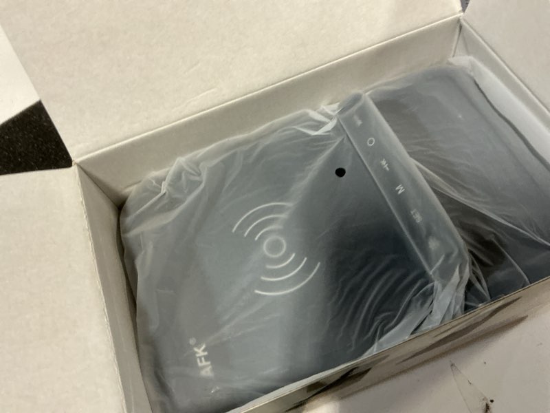 Condition photo showing New/Like New for AFK Wireless Charging Station with Bluetooth Speaker and Alarm Clock,Wireless Charger Compatible with iPhone,Android Phones(Black)