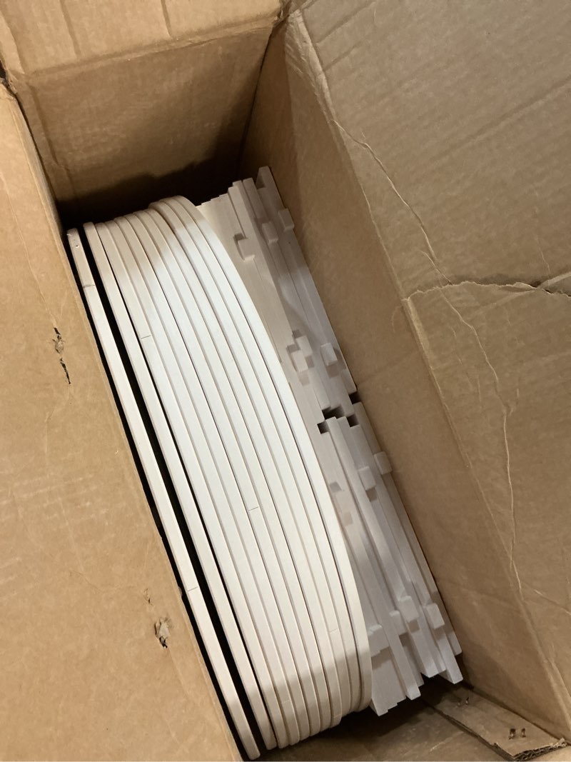 Condition photo showing Good Condition for SpaceAid 9 Tier Rotating Shoe Rack Tower, Spinning Shoe Display Lazy Susan, Revolving 360 Shoe Rack Storage Round Carousel, Vertical Handbag Rotate Shoes Closet Organization (9-Tier White) 9 Tier (23.2"W x 80.7"H) White