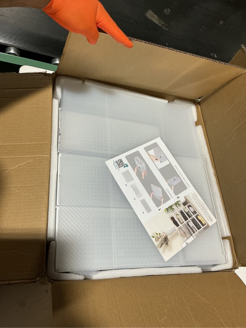 Condition photo showing Good Condition for paranta 8-piece boot and shoe storage box, stackable clear plastic shoe box, space-saving shoe organizer for boots, sneakers, and high heels, clear