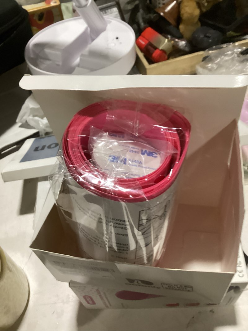 Condition photo showing New/Like New for 30 inch car bow, giant gift wrapping bow for large presents, pull ribbon decoration for birthday hood display, holiday surprise, sedan suv(pink)