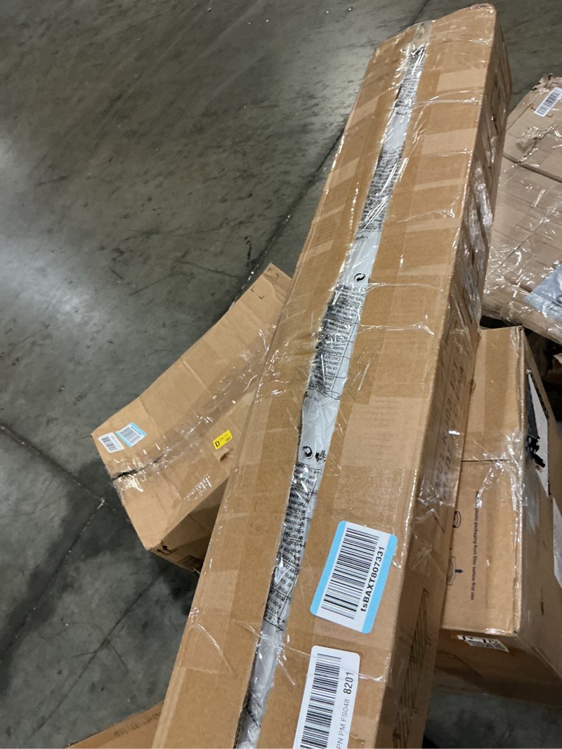 Condition photo showing As Is for itimidi 12 inch white twin bed frames, metal twin size platform bed frame with round corner legs, heavy duty steel support 3500 lbs, storage space, no box spring needed, noise free, easy assembly twin 12 inch
