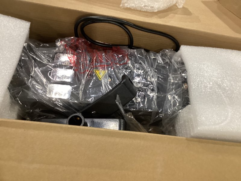 Condition photo showing New/Like New for DJ Lights with Stand, 5 in 1 Party Bar Light Set with Rotating Ball, Strobe, UV, Colorful LED Par Light and Pattern, Sound Activated DJ Lighting System for Disco Stage Gig Band Wedding