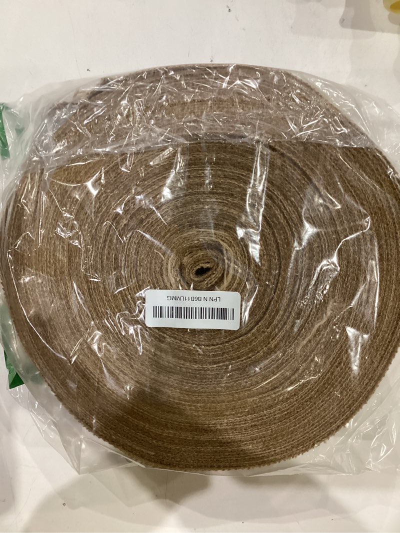Condition photo showing New/Like New for buryeah 40 inch x 33 ft burlap fabrics roll natural burlap tree wrap winter garden frost plant protection blankets cloth weed barrier fabric jute for outdoor home trees shrubs craft party decor