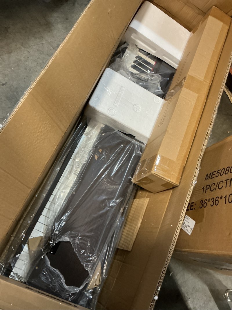Condition photo showing Good Condition for keyboard piano 88 key digital: 88 key piano keyboard semi-weighted full size keyboard digital premium sound midi headphone jack triple pedal compact design for beginners to professionals (walnut)