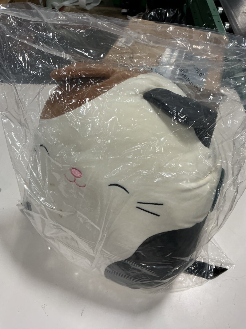 Condition photo showing Good Condition for Squishmallows Original 14-Inch Cam Calico Cat - Large Ultrasoft Official Jazwares Plush Brown and Black Calico Cat
