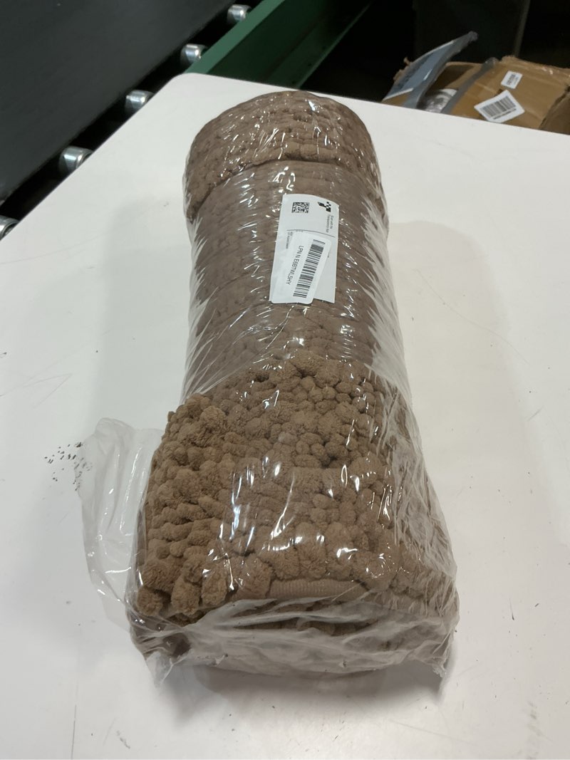 Condition photo showing Good Condition for arotive luxury bathroom rugs 40x32, extra soft thick absorbent shaggy chenille bath rugs, non-slip machine wash dry, bath mats for bathroom floor, tub and shower, home decor accessories, camel camel rectangular 40" x 32"