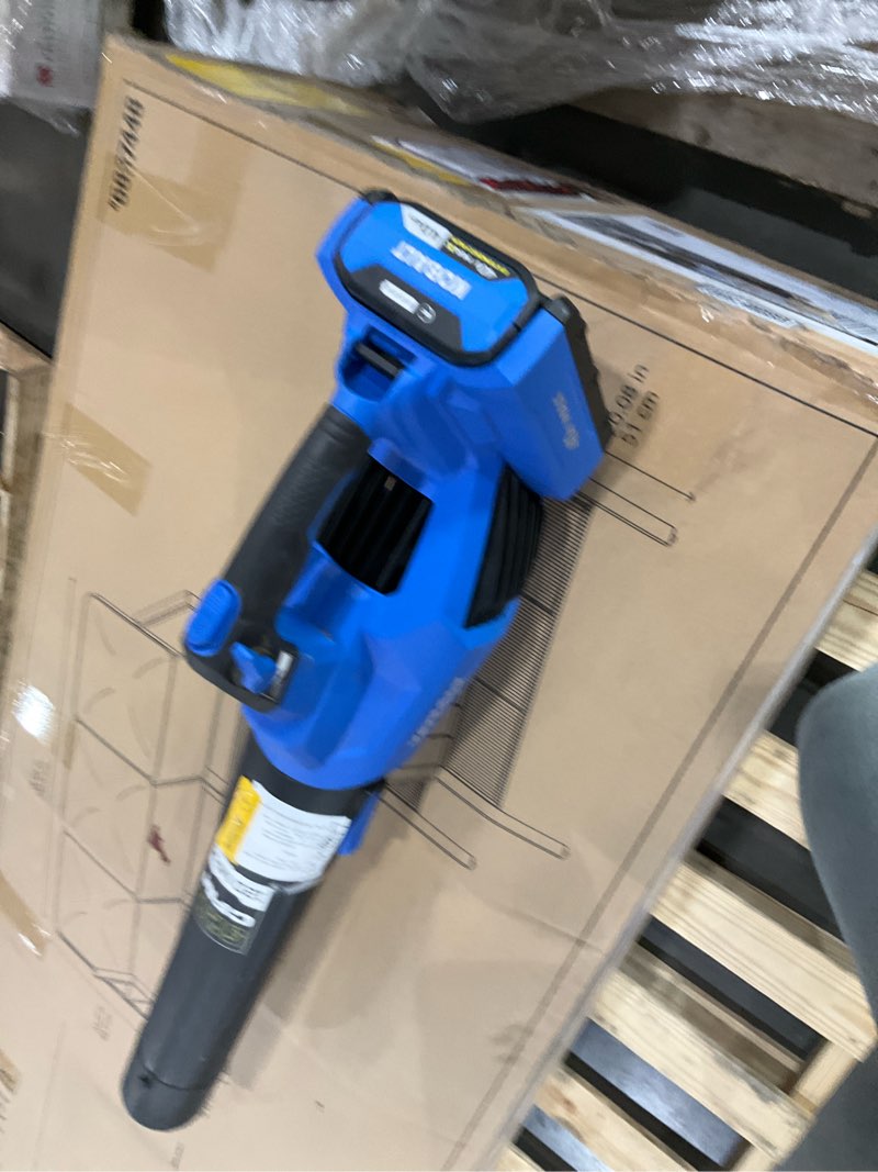 Condition photo showing As Is for kobalt leaf blower
