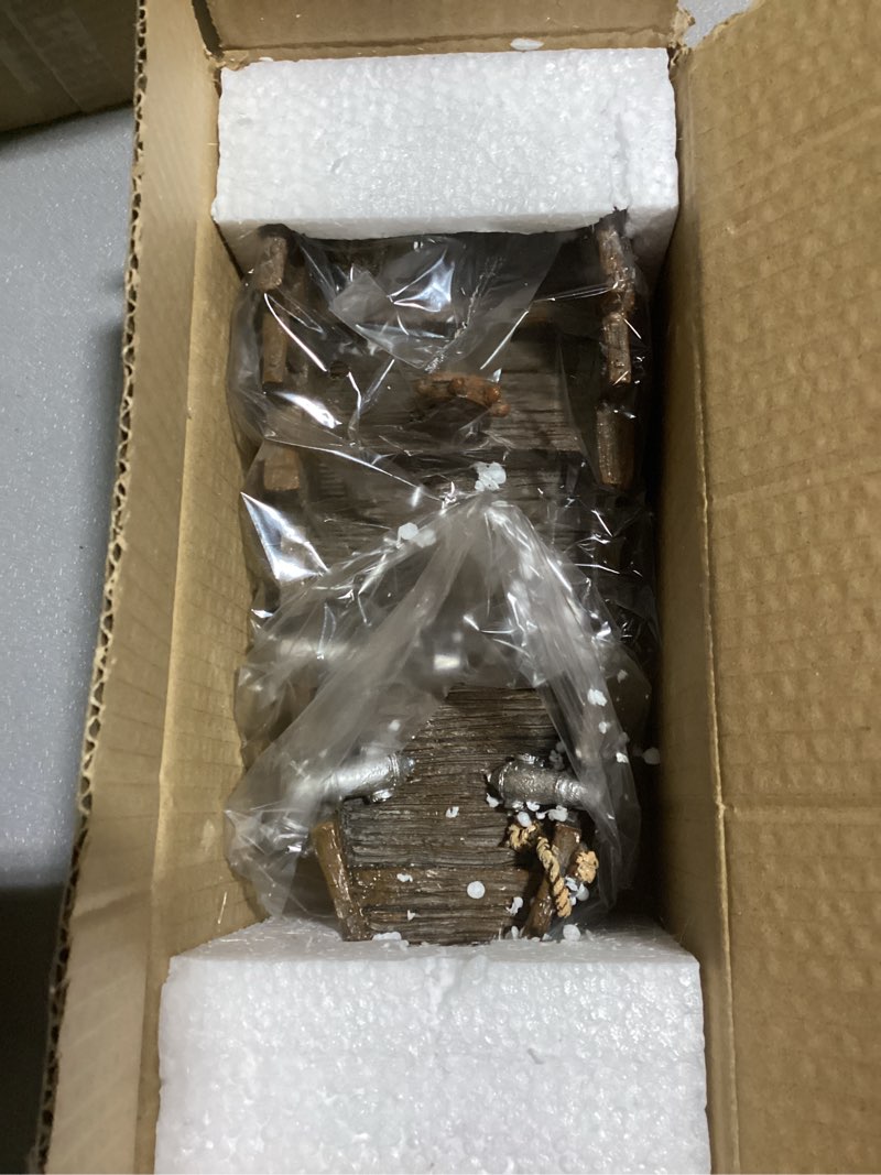 Condition photo showing New/Like New for Penn Plax RR1013 11 1/2 L x 4 H x 4 1/2 W Small Shipwreck