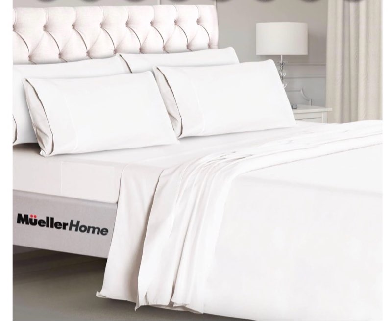 White sheets, size unknown 