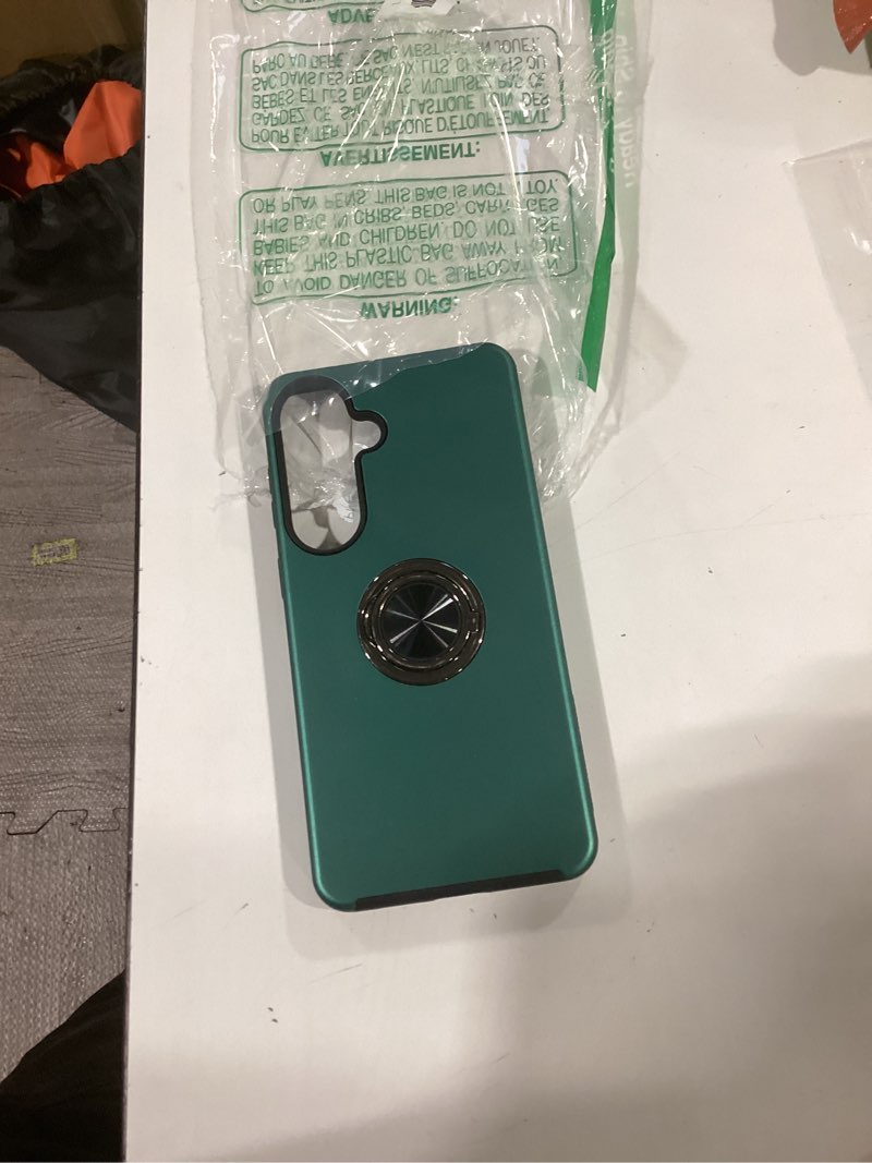 Condition photo showing Good Condition for jame for samsung galaxy s26+ plus case, dual layer military grade heavy duty shockproof cover, ring holder stand kickstand, slim protective phone case for samsung galaxy s26+ plus 6.7", green samsung galaxy s26 plus green