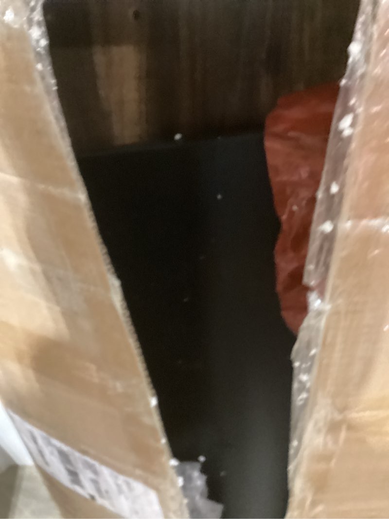 Condition photo showing Good Condition for Tribesigns Computer Desk with 5 Drawers, 47 inches Rustic Brown Home Office Desk with Storage, Modern Simple Laptop Desk Study Writing Table for Small Spaces (1, Brown+Black) 1 Brown+black