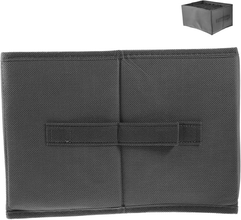 Multi-compartment Storage Box Fabric Pant Organizer for Closet Socks Storage Holder Underwear Box Closet Organizer Bins