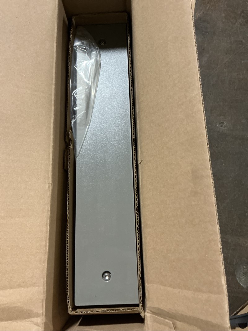 Condition photo showing As Is for Elkay EZS8WSLK ezH2O Bottle Filling Station with Single ADA Cooler Non-Filtered Refrigerated Light Gray Light Gray Granite Non-filtered EZ push bar Refrigerated