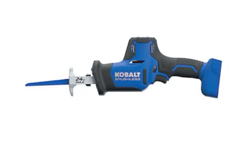 kobalt 24-volt variable speed brushless cordless reciprocating saw (battery not included)