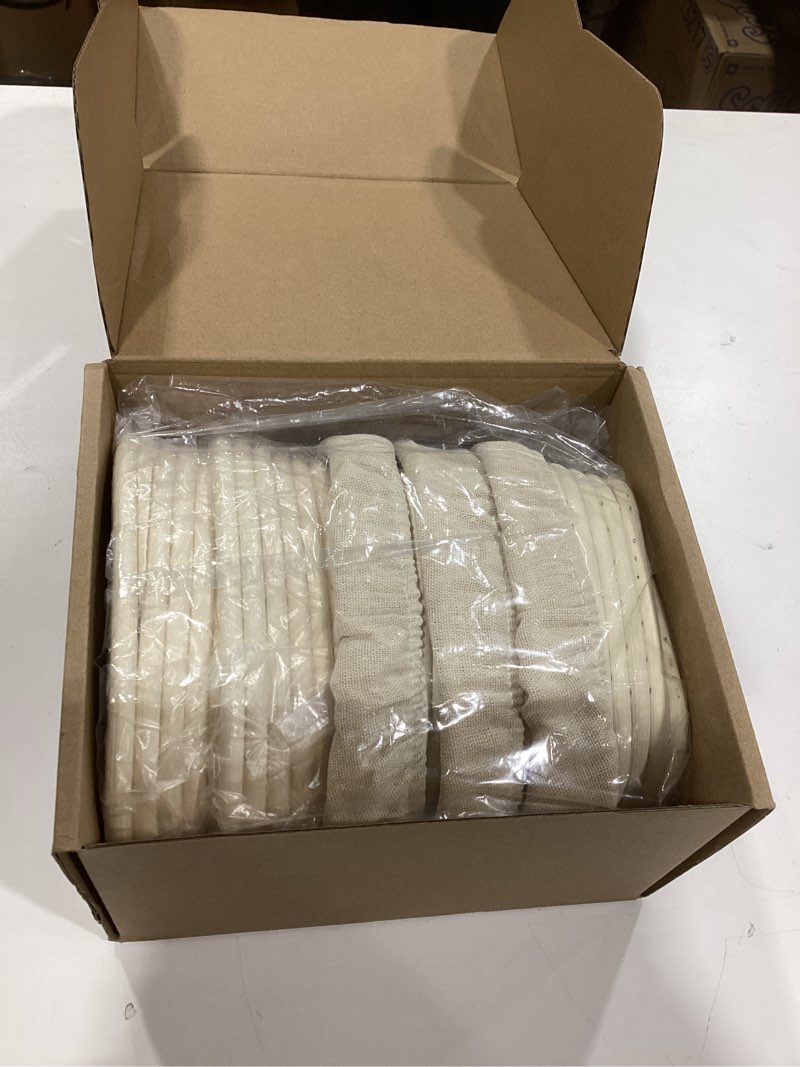 Condition photo showing New/Like New for Mini Oval Proofing Set (6.5inch, set of 5), Sourdough Proofing Baskets Bread Dough Rising Bowls w/Liners for Home Sourdough Bakers Baking 6.5 inch