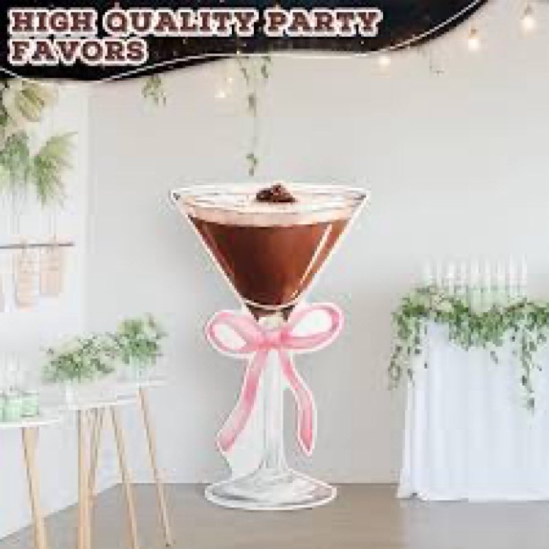 Martini bow decoration
