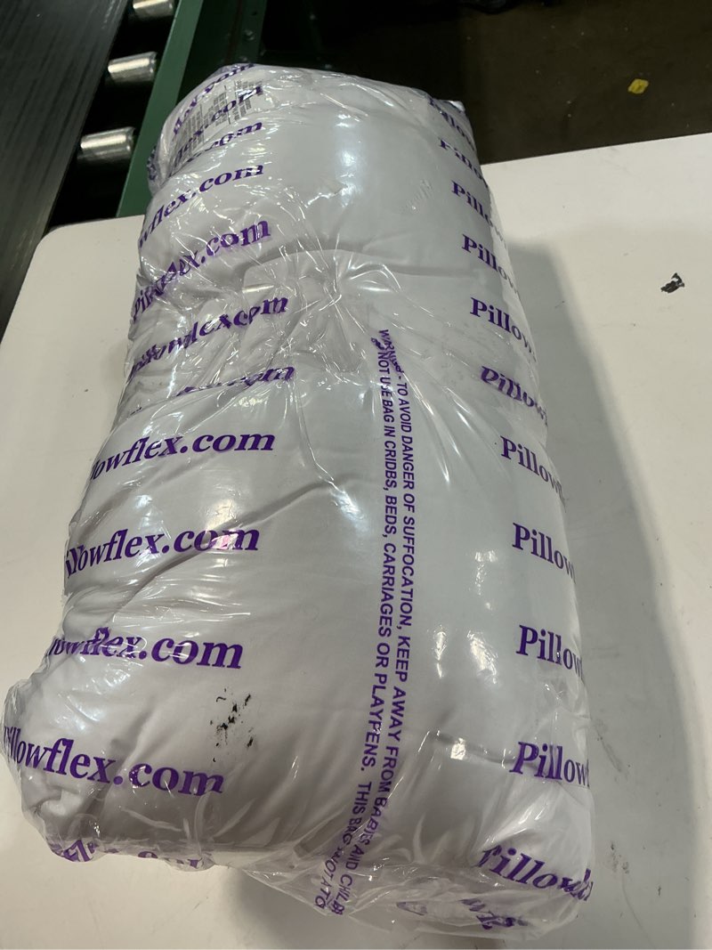 Condition photo showing Good Condition for pillowflex synthetic down pillow insert - 20x20 down alternative, ultra soft large square throw pillow, couch sham, bed sleeping - 1 decorative accent form 20 inch by 20 inch