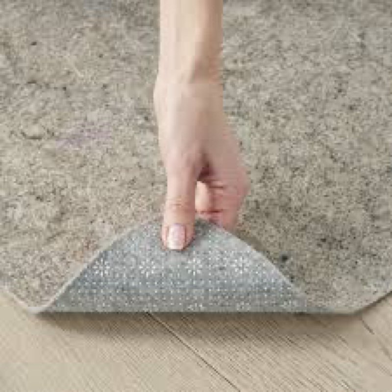 nourison basic rugloc rectangle non-slip rug pad