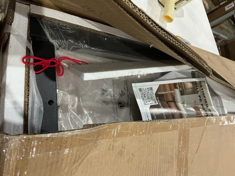 Condition photo showing Good Condition for ibf solid wood entryway bench, natural real wood storage bench, farmhouse wooden shoe bench in entry way hallway foyer rack, bedroom bench seat for living bed mud room indoor, rustic brown, 47 inch firwood