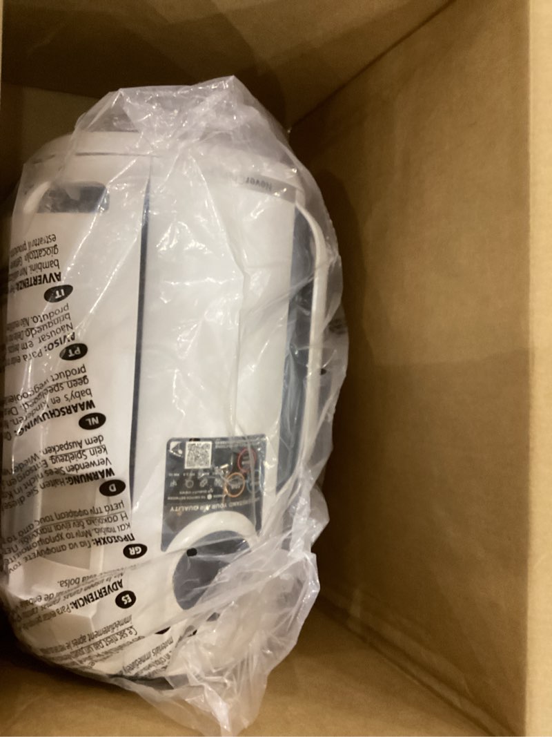 Condition photo showing New/Like New for Shark Air Purifier for Home, NeverChange, for Large Room, Bedroom, Home Office, HEPA-Exceeding Filter, Captures Pollutants, Pet Dander, Dust, Odor, Smoke, and More, HP153, White