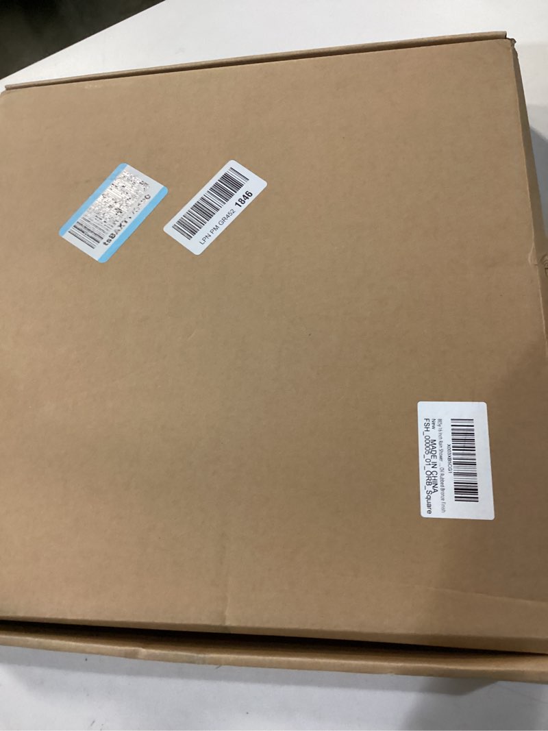 Condition photo showing New/Like New for besy 16 inch rain shower head, 16" square rainfall & high pressure stainless steel bath showerhead, 1/16" ultra thin, waterfall full body coverage with silicone nozzle, oil rubbed bronze finish 16 inch oil rubbed bronze