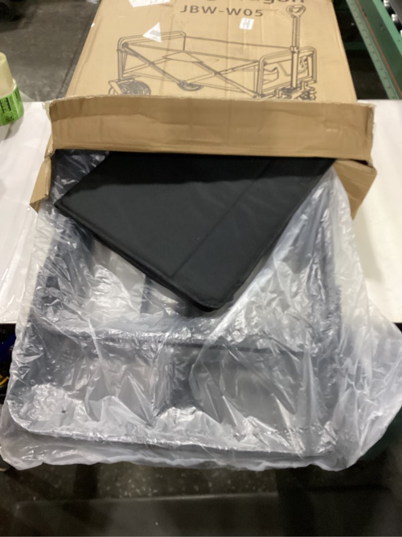 Condition photo showing New/Like New for Collapsible Wagon with Wheels, 440 lbs Wagons Carts Foldable Wagon Cart with Flexible Handle, Lightweight Portable Folding Utility Grocery Shopping Cart for Grocery Sports Garden Camping T3