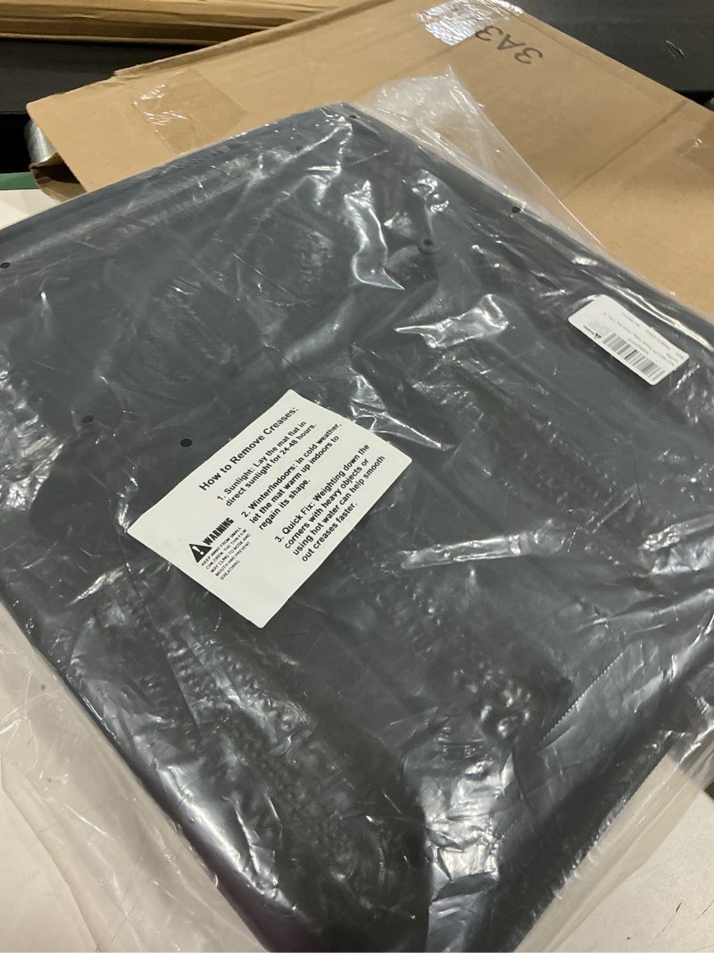 Condition photo showing Good Condition for michelin truck tailgate protector for 2022-2026 toyota tundra (not fit drop-in liners), all-weather tailgate mat, custom fit, durable tpe, non-slip 1) tundra | 22-26 | tailgate
