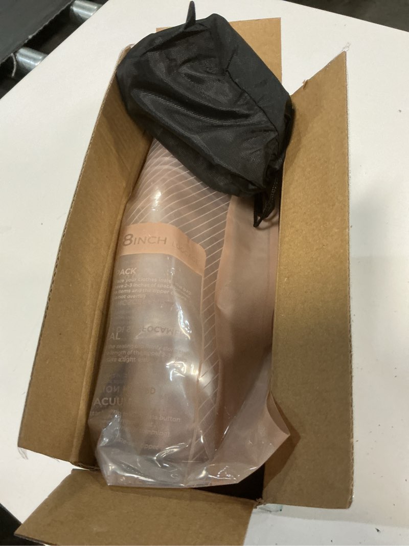Condition photo showing Good Condition for bagsmart vacuum seal storage bags for clothing travel, 12 pack travel essentials bundle includes laundry bag & waterproof shoe bag & tsa approved toiletry bag, hand pump included