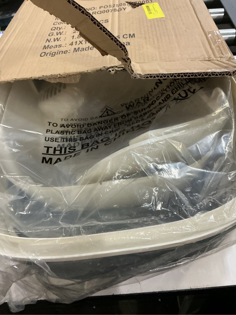 Condition photo showing Good Condition for pawz road 2-doors enclosed cat litter box large with easy-lift lid for indoor cats easy to clean, gray