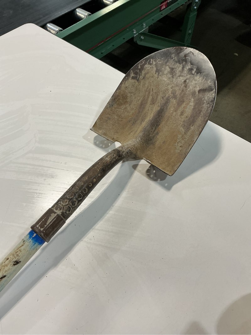 Condition photo showing As Is for kobalt 20.5-in fiberglass d-handle digging shovel