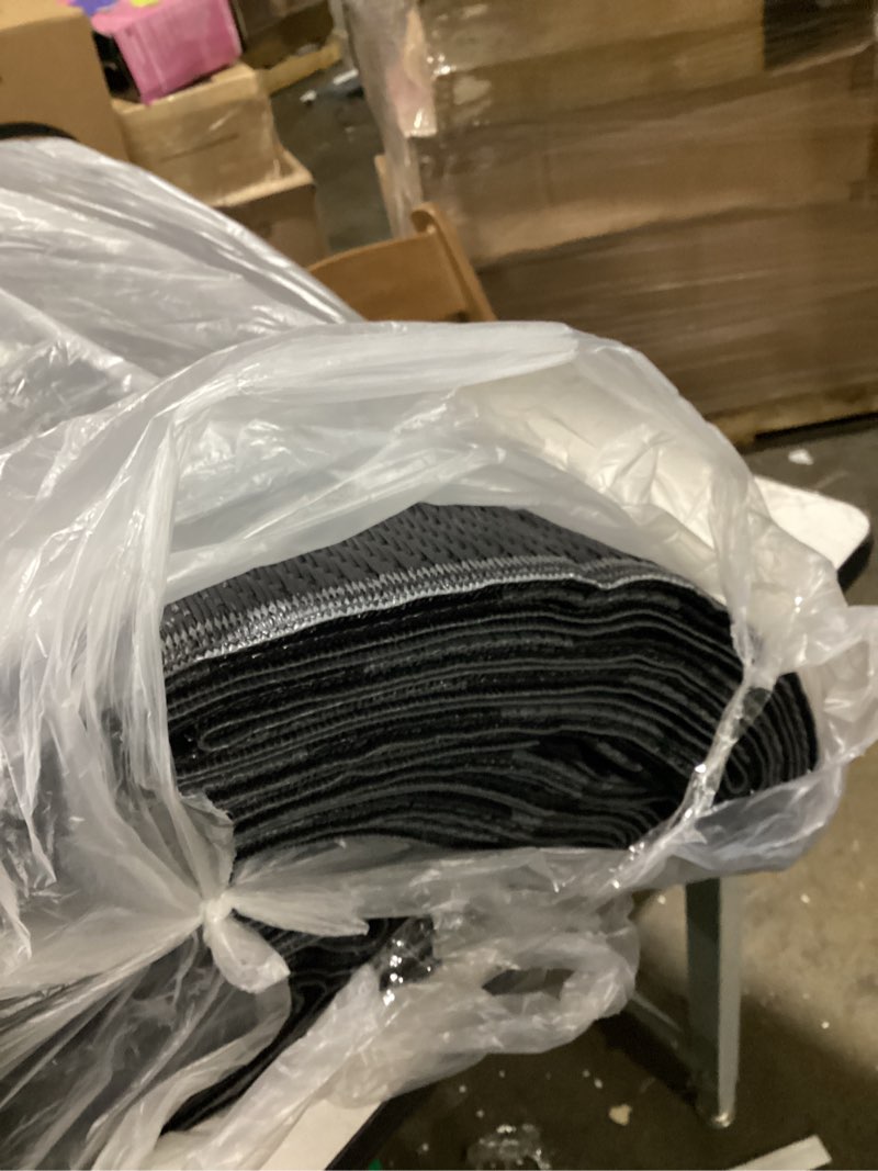 Condition photo showing Good Condition for genimo outdoor rug waterproof, 10' x 20' reversible plastic straw rug, lightweight large rv camping mat for patio, deck, camper, balcony, backyard, picnic, black & gray black&gray 10' x 20' (rectangular)